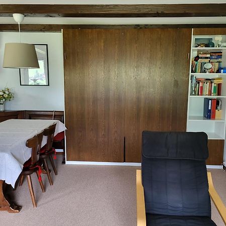 Appartement in Hus Signal met prachtig uitzicht op de bergen Klosters Buitenkant foto