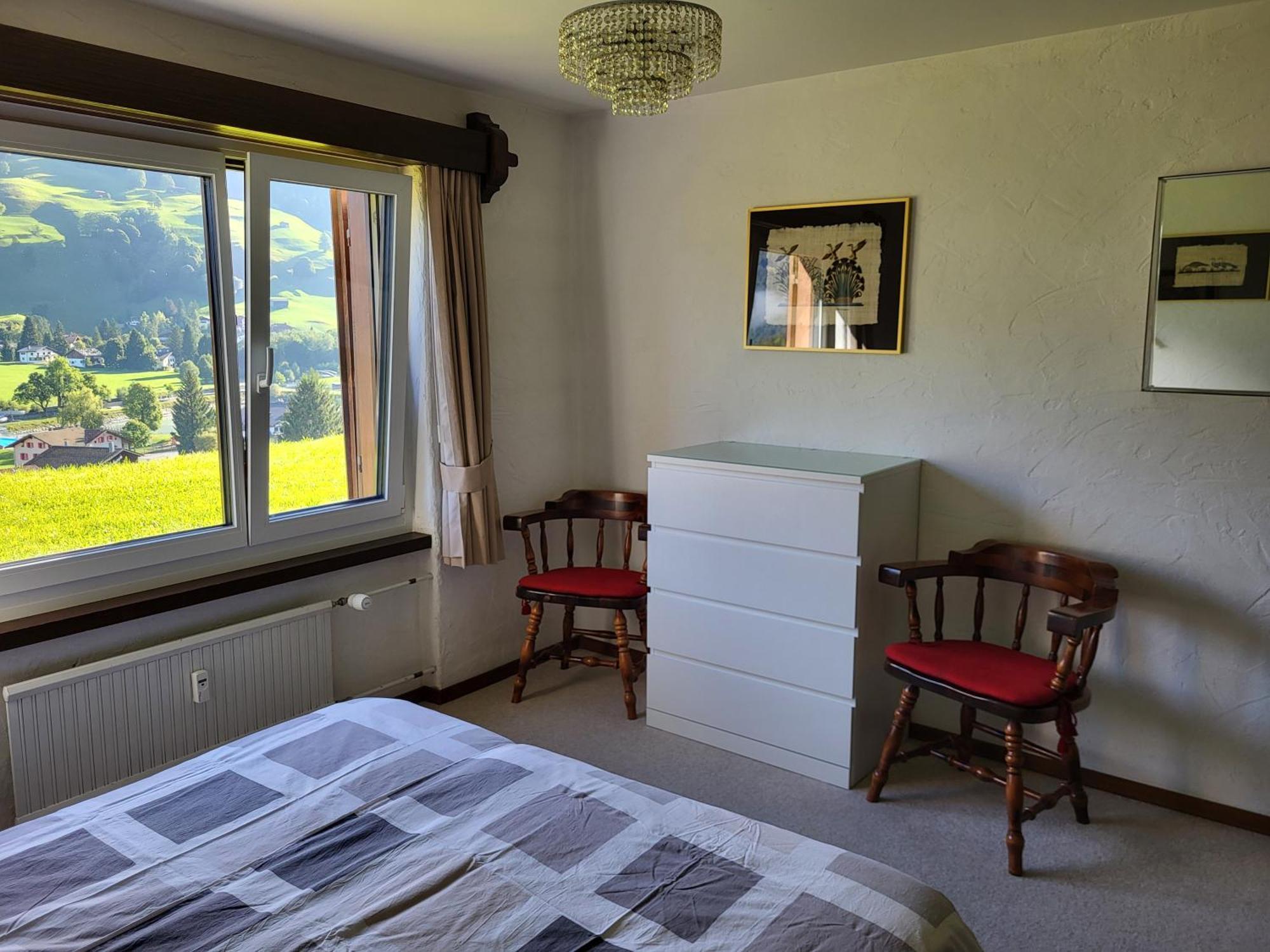 Appartement in Hus Signal met prachtig uitzicht op de bergen Klosters Buitenkant foto